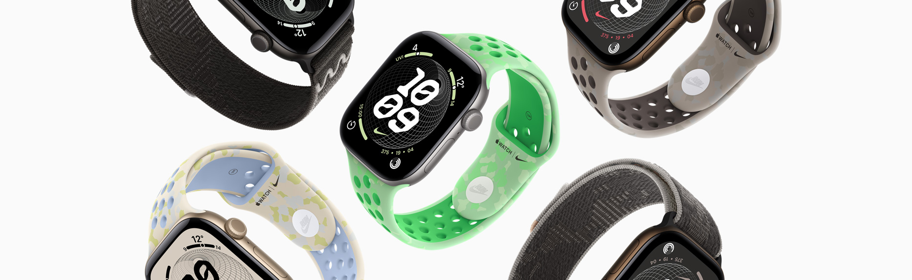 ساعات Apple Watch‏، أحزمة Nike متنوعة وواجهات ساعة Nike