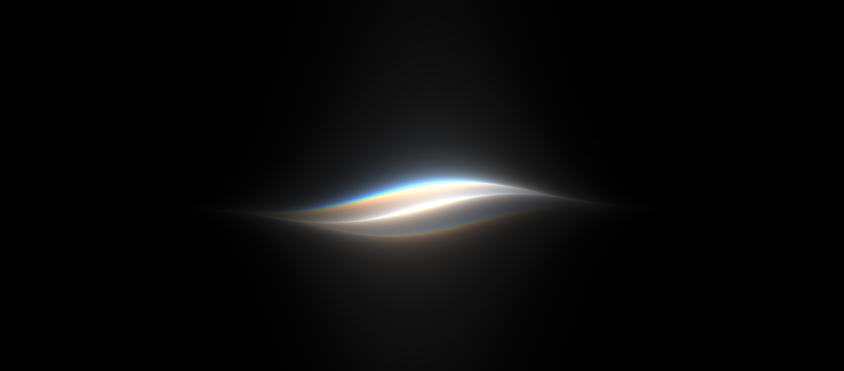 Une vague colorée symbolisant Siri A I